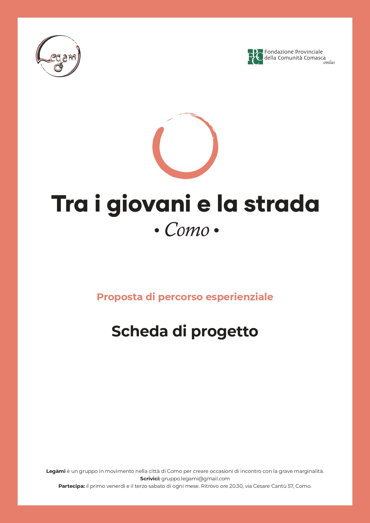 Tra i giovani e la strada